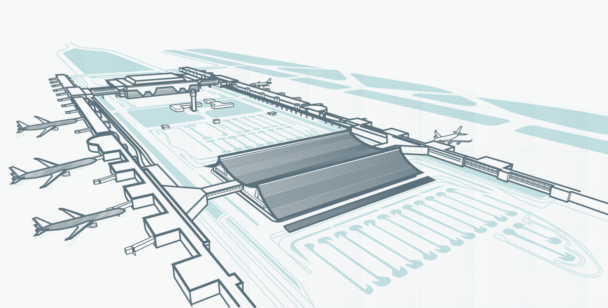 機場設施現況-機場鳥瞰圖